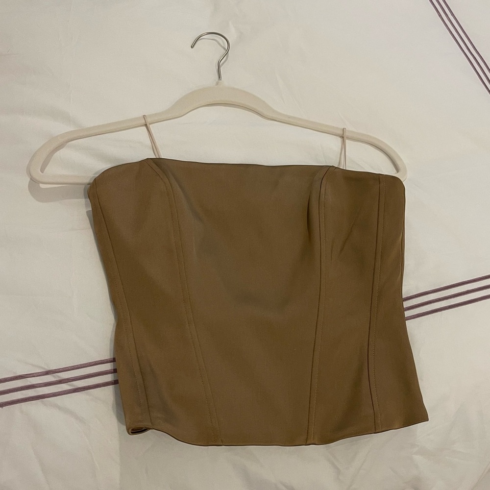 Strapless top from Aritzia